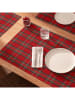 Mint Rugs 2-delige set: placemats "Christmas Naibi" rood - (L)50 x (B)40 cm