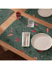 Mint Rugs 2-delige set: placemats "Christmas Maison" groen - (L)50 x (B)40 cm