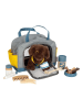 small foot Hund mit Tasche und Pflege-Set in Braun - ab 2 Jahren