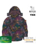 mikk-line Winterjacke in Pflaume/ Bunt