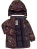 mikk-line Winterjacke in Braun/ Pflaume