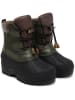 mikk-line Winterboots in Schwarz/ Khaki/ Braun