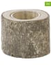 CHAKS 6-delige set: kaarsenhouders bruin - (H)6 x Ø 6 cm