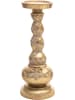 CHAKS Kaarsenhouder goudkleurig - (H)30 x Ø 12,5 cm