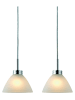 Halo Design 2-delige set: ledhanglampen "Arc" crème - (H)13,5 x Ø 12,5 cm