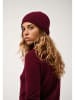 AUTHENTIC CASHMERE Kasjmieren muts "Pinier" bordeaux