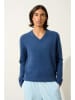 AUTHENTIC CASHMERE Kasjmieren trui "Victor" blauw