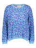 Zwillingsherz Kasjmieren trui "Gestrickter-Leo" blauw