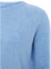 Zwillingsherz Kaschmir-Pullover in Hellblau