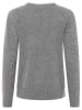 Zwillingsherz Kaschmir-Pullover in Grau