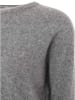 Zwillingsherz Kaschmir-Pullover in Grau