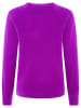 Zwillingsherz Kaschmir-Pullover in Lila