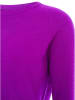 Zwillingsherz Kaschmir-Pullover in Lila