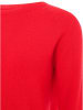 Zwillingsherz Kaschmir-Pullover in Rot