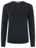 Zwillingsherz Kaschmir-Pullover in Schwarz