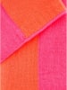 Zwillingsherz Kaschmir-Schal in Orange/ Pink - (L)180 x (B)45 cm