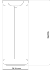 näve LED-Tischleuchte "Pasi" in Beige - EEK G (A bis G)