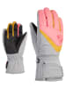 Ziener Ski-/snowboardhandschoenen "Loriko" grijs/lichtroze