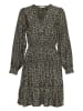 MOSS COPENHAGEN Kleid "Karitta Setara" in Beige/ Schwarz