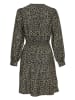 MOSS COPENHAGEN Kleid "Karitta Setara" in Beige/ Schwarz