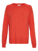 MOSS COPENHAGEN Sweter "Neila Rachelle" w kolorze beżowo-czerwonym