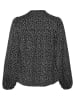 MOSS COPENHAGEN Hemd "Hanalisa Myrina" in Schwarz/ Weiß