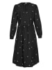 MOSS COPENHAGEN Kleid "Beninette Nona" in Schwarz/ Weiß