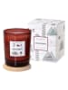 AVA & MAY Duftkerze "Edinburgh" in Rotbraun - 180 g