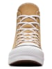 Converse Sneakers "Chuck Taylor All Star Lift" in Hellbraun