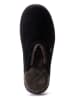 Warmbat Leder-Hausschuhe "Classic" in Schwarz