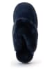 Warmbat Leder-Hausschuhe "Flurry" in Dunkelblau