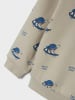name it Sweatshirt "Motto" in Beige/ Blau