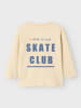 name it Longsleeve "Otis" in Creme/ Blau/ Orange