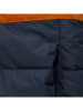 Color Kids Doorgestikte jas blauw/oranje/donkerblauw