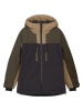 Color Kids Ski-/ Snowboardjacke in Beige/ Khaki/ Schwarz