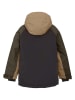 Color Kids Ski-/ Snowboardjacke in Beige/ Khaki/ Schwarz