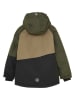 Color Kids Ski-/ Snowboardjacke in Khaki/ Beige/ Schwarz
