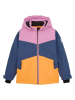 Color Kids Ski-/ Snowboardjacke in Rosa/ Blau/ Orange