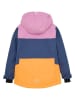 Color Kids Ski-/snowboardjas lichtroze/blauw/oranje
