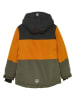 Color Kids Ski-/ Snowboardjacke in Schwarz/ Orange/ Khaki