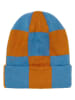 Color Kids Mütze in Blau/ Hellbraun