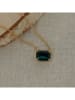 Otazu Vergulde ketting met Swarovski kristal - (L)46 cm