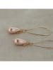 Otazu Vergulde oorhangers met Swarovski parels