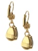 Otazu Vergulde oorhangers met Swarovski kristallen