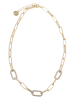 Otazu Vergold. Halskette mit Schmuckelementen - (L)51 cm