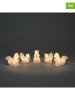 Konstsmide 5-delige set: decoratieve ledlampen "Squirrels" warmwit - (H)12 cm