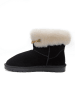 NICEBAY Leren winterboots "Lertrude" zwart