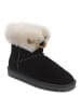 NICEBAY Leren winterboots "Lertrude" zwart