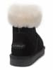 NICEBAY Leren winterboots "Lertrude" zwart