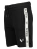 Messi Sweatshorts in Schwarz/ Weiß